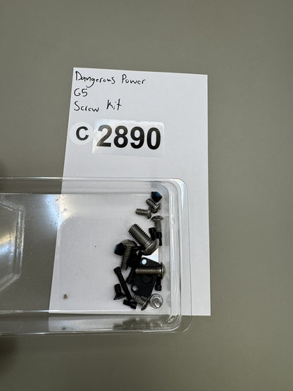 Dangerous Power G5 Screw Kit