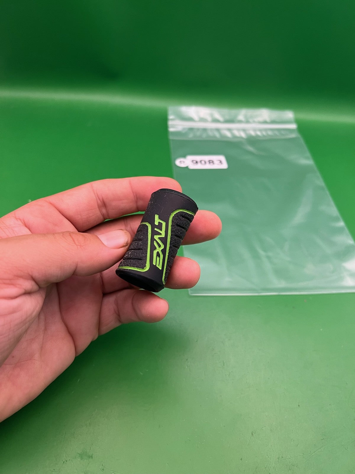 Exalt Shocker RSX Regulator Reg Grip Skin Cover Black Lime Green