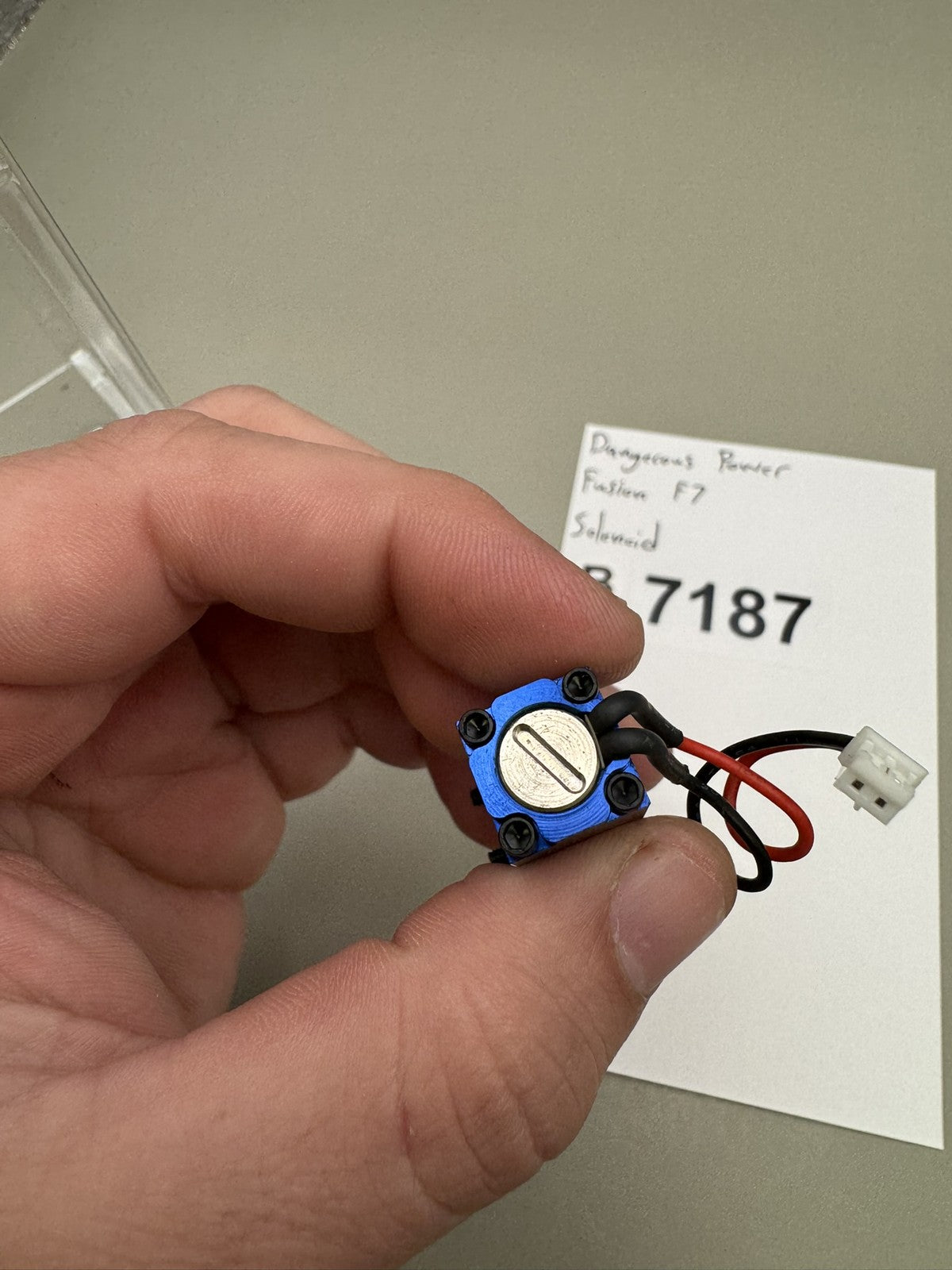 Dangerous Power Fusion F7 Solenoid Blue