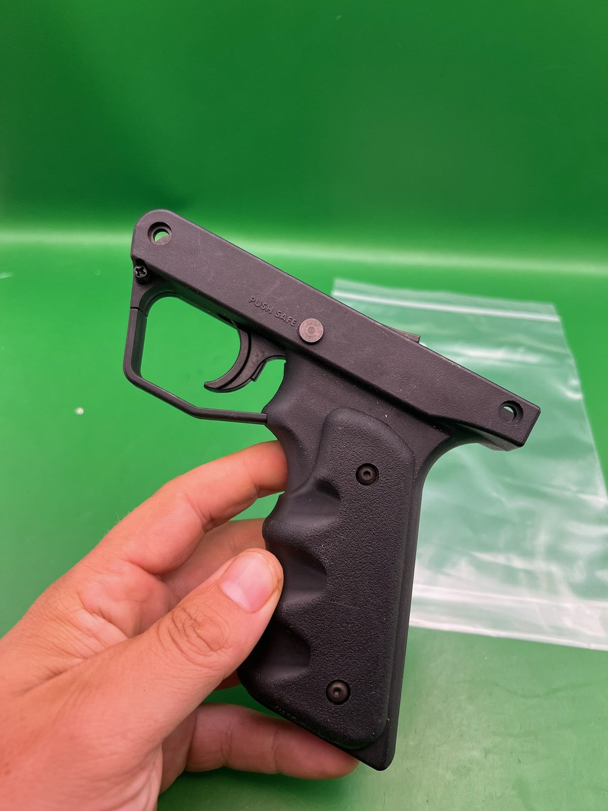 Tippmann BT-4 Trigger Frame with Grips Black Push Fire