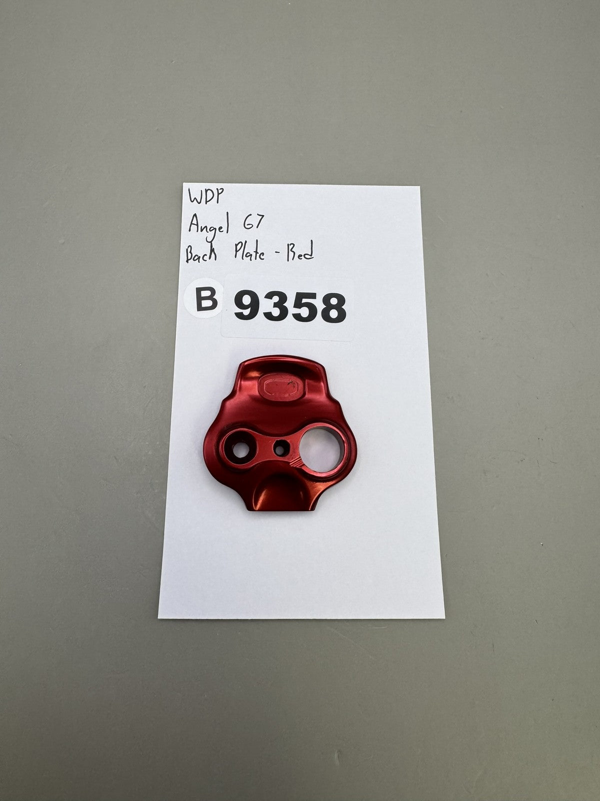 WDP Angel G7 Back Plate - Red
