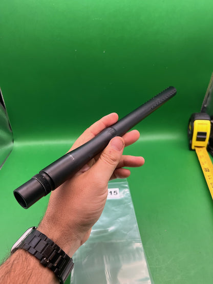 CP Custom Products One Piece Barrel 14" Black - used paintball barrel - black