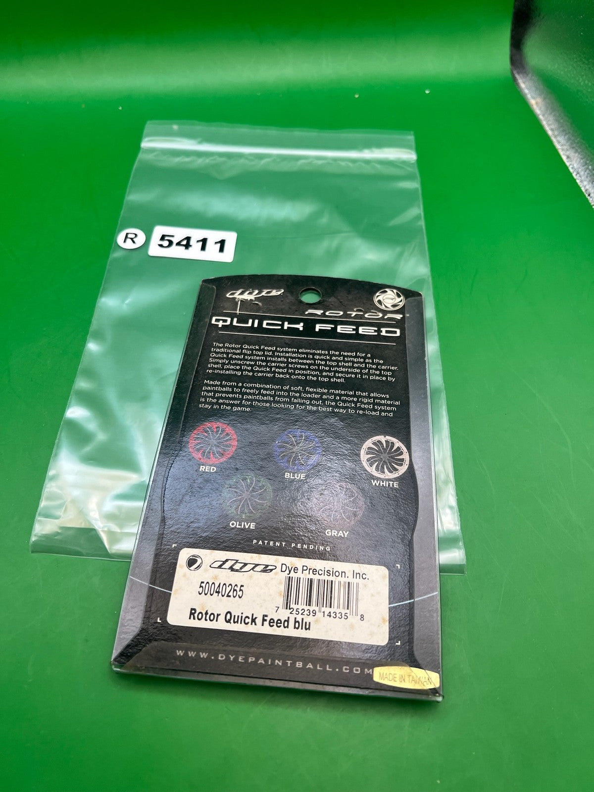 Dye Rotor Quick Feed Speed Feed Blue Speedfeed Hopper Loader Lid