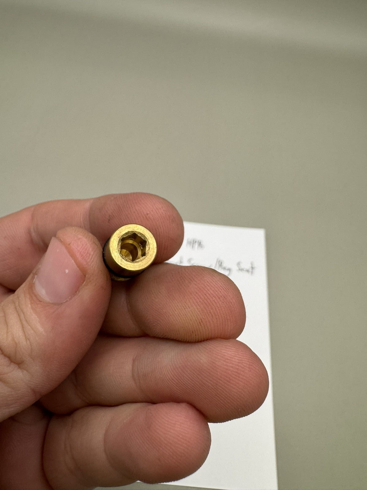 Dye Hyper 2 HPR Adjustment Screw Reg Seat Brass