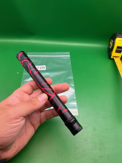 Dye Ultralite UL 14" Front Barrel Tip Black Red Crackle Dust