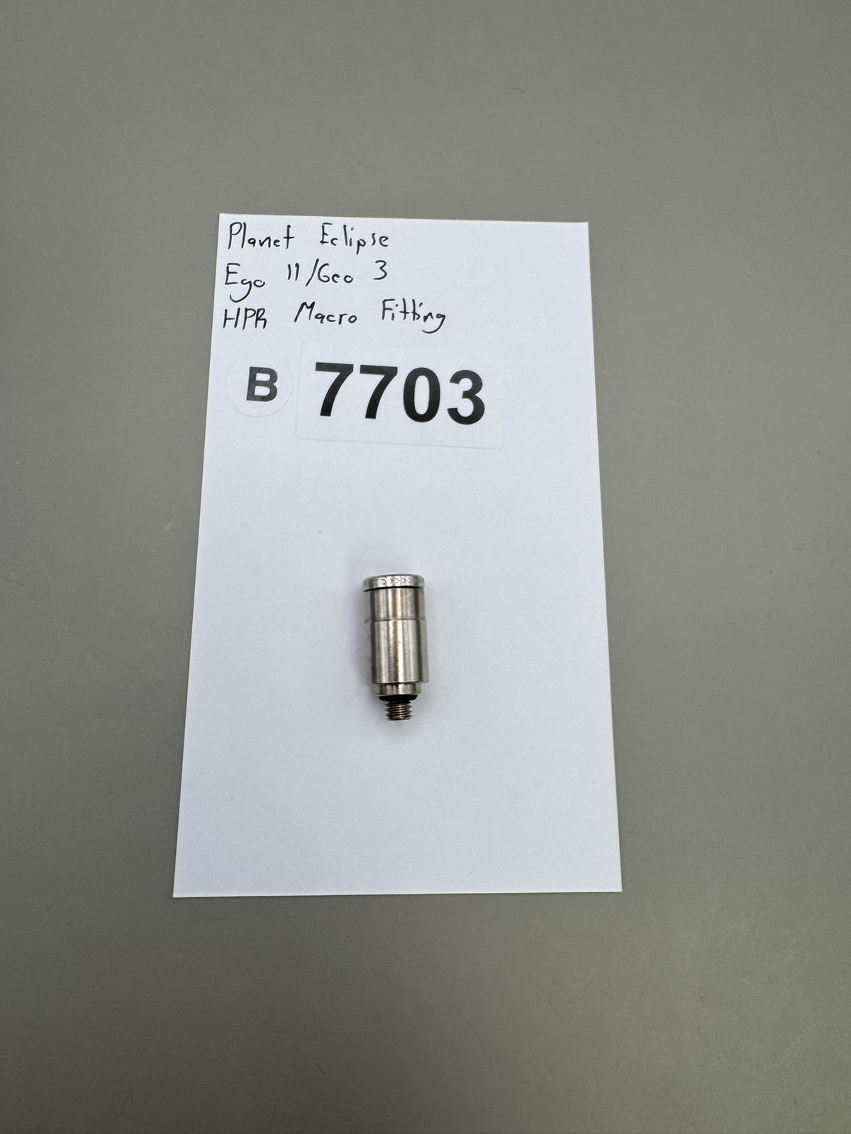 Planet Eclipse Ego 11 Geo 3 HPR Macro Fitting Silver