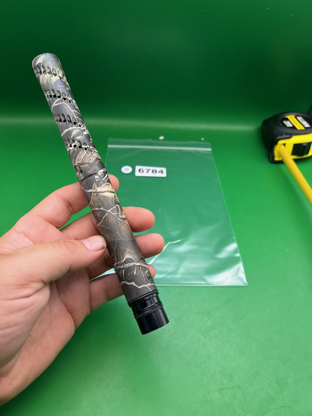 Camo Paintball Barrel Tip Ported Realtree Camo Wrap Freak Tip - used paintball barrel tip - realtree camo