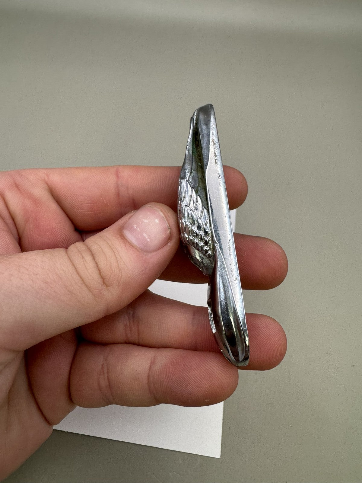 WDP Angel LCD Wings Solenoid Cover - Chrome