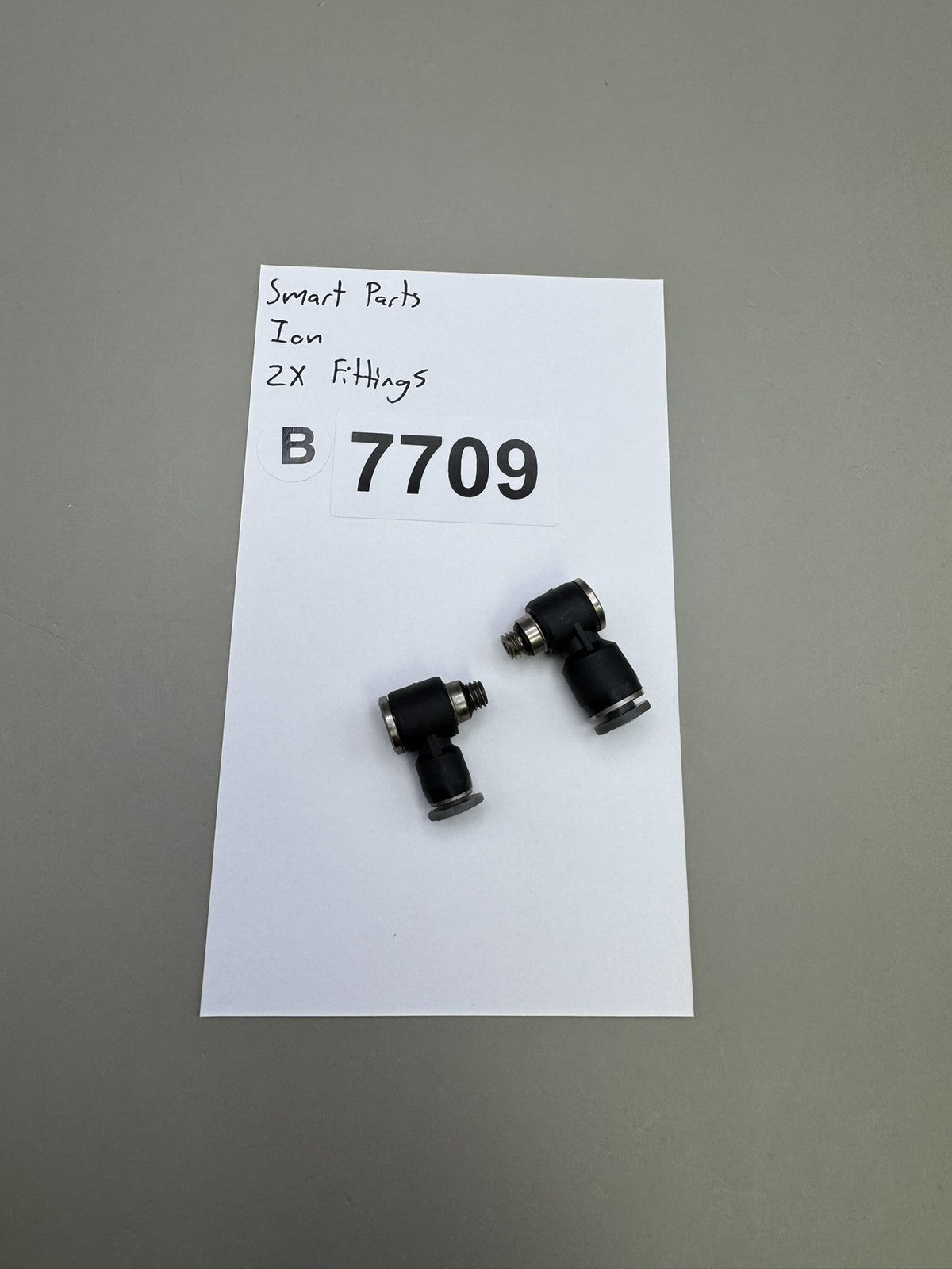 Smart Parts Ion Elbow Fittings Black (2x)