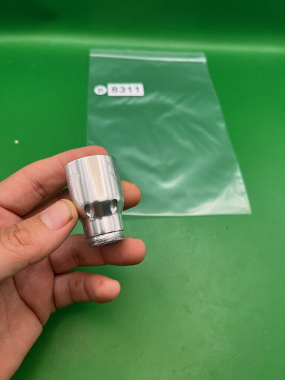WDP Angel Dye Low Rise Feedneck Silver Aluminum Clamping