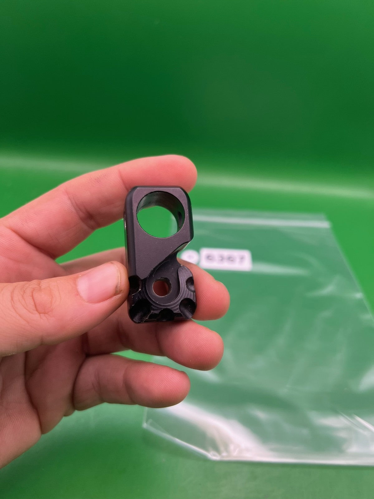 WGP Autococker Inline Back Block - used paintball back block - black