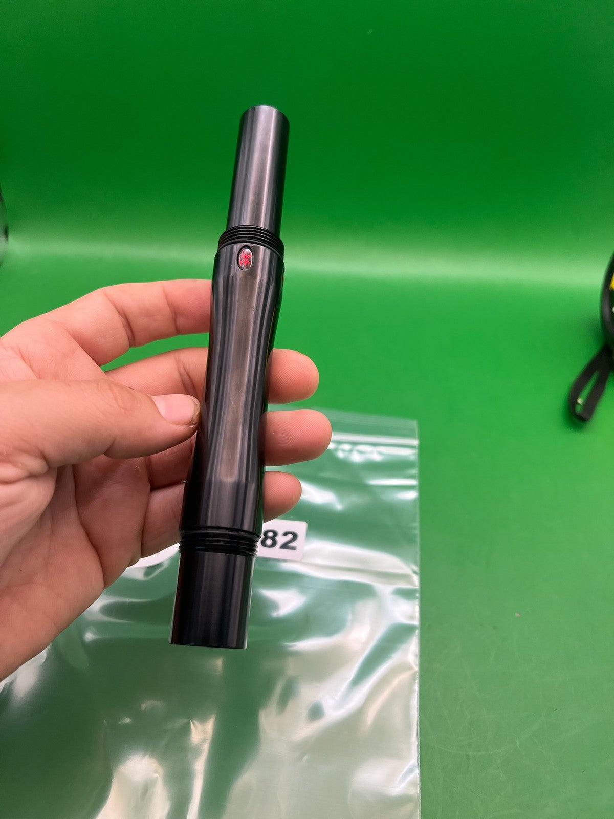 Empire Autococker .675 Black Back - used paintball barrel back - black
