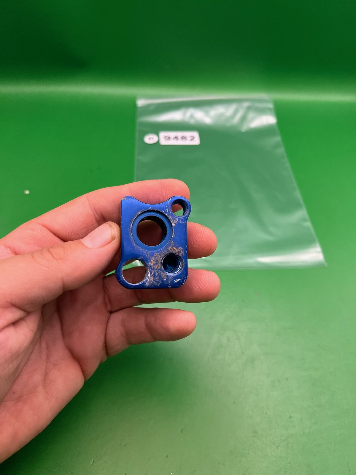 WGP Autococker 2K Front Block Blue Anodized Aluminum Marker Part