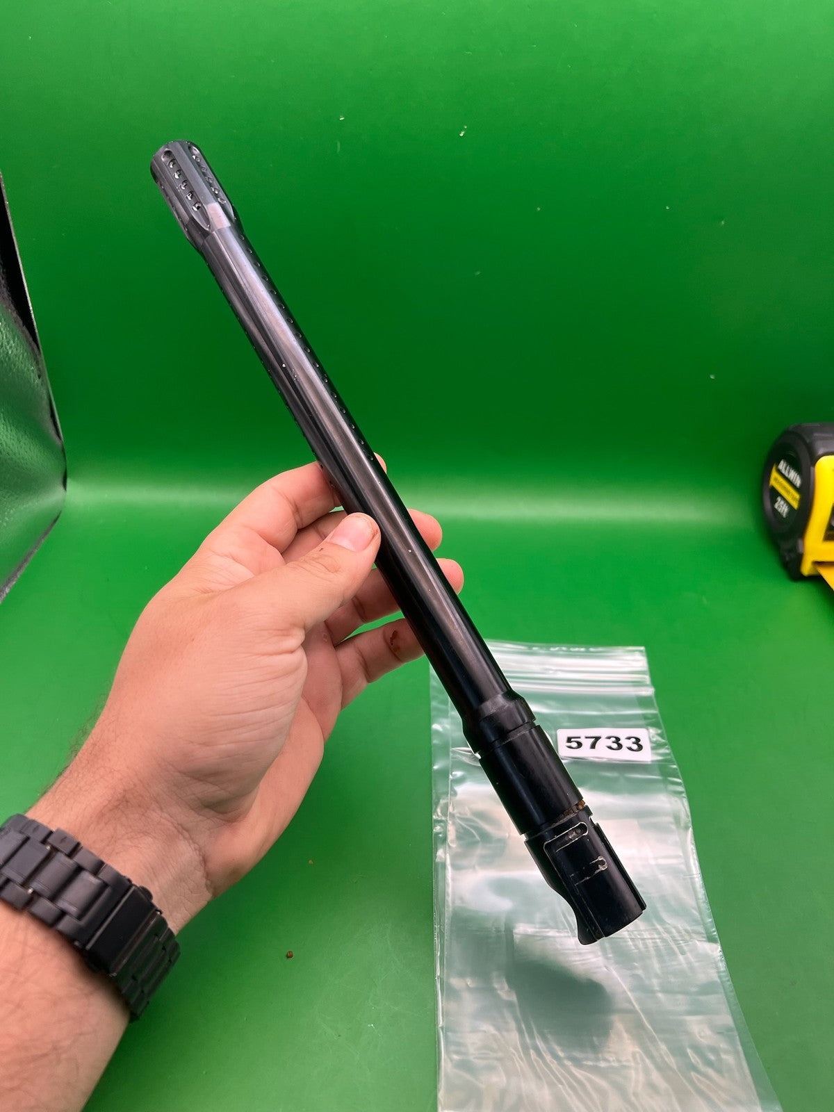 Automag Dye Ultralight .694 Black Barrel - used paintball barrel - black