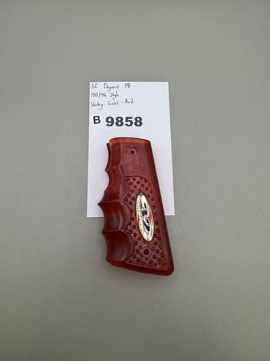 32 Degrees PB 1911/45 Style Sticky Grips - Red