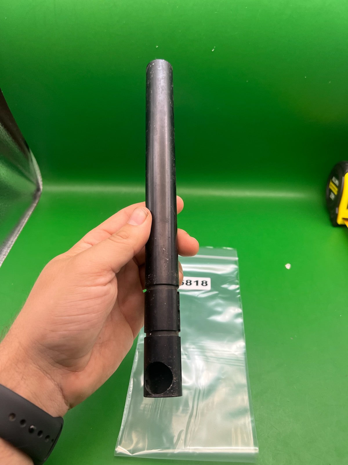 AGD Black Barrel - used paintball barrel - black