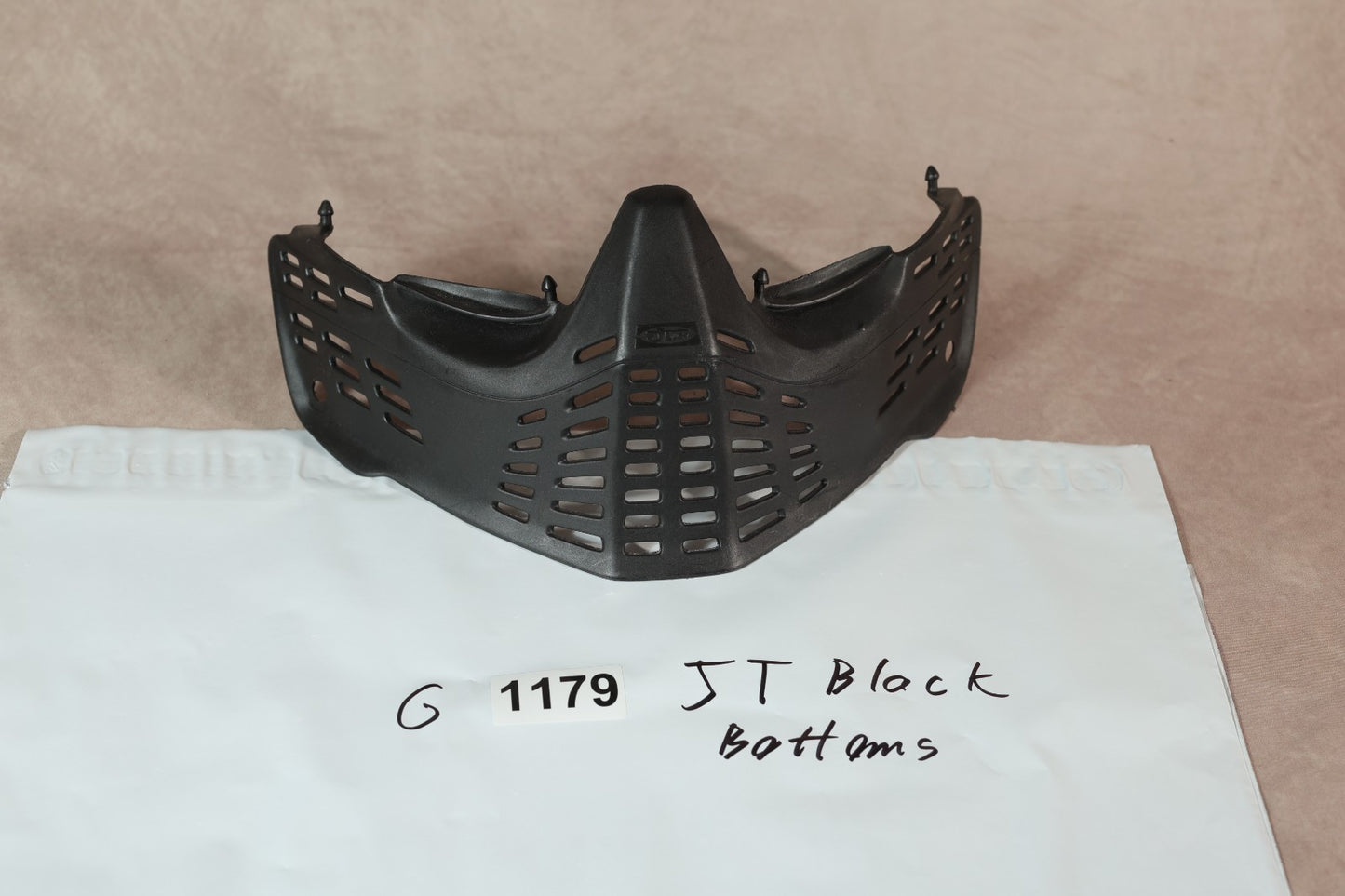 JT Proflex Paintball Mask Bottom Chin Piece Black