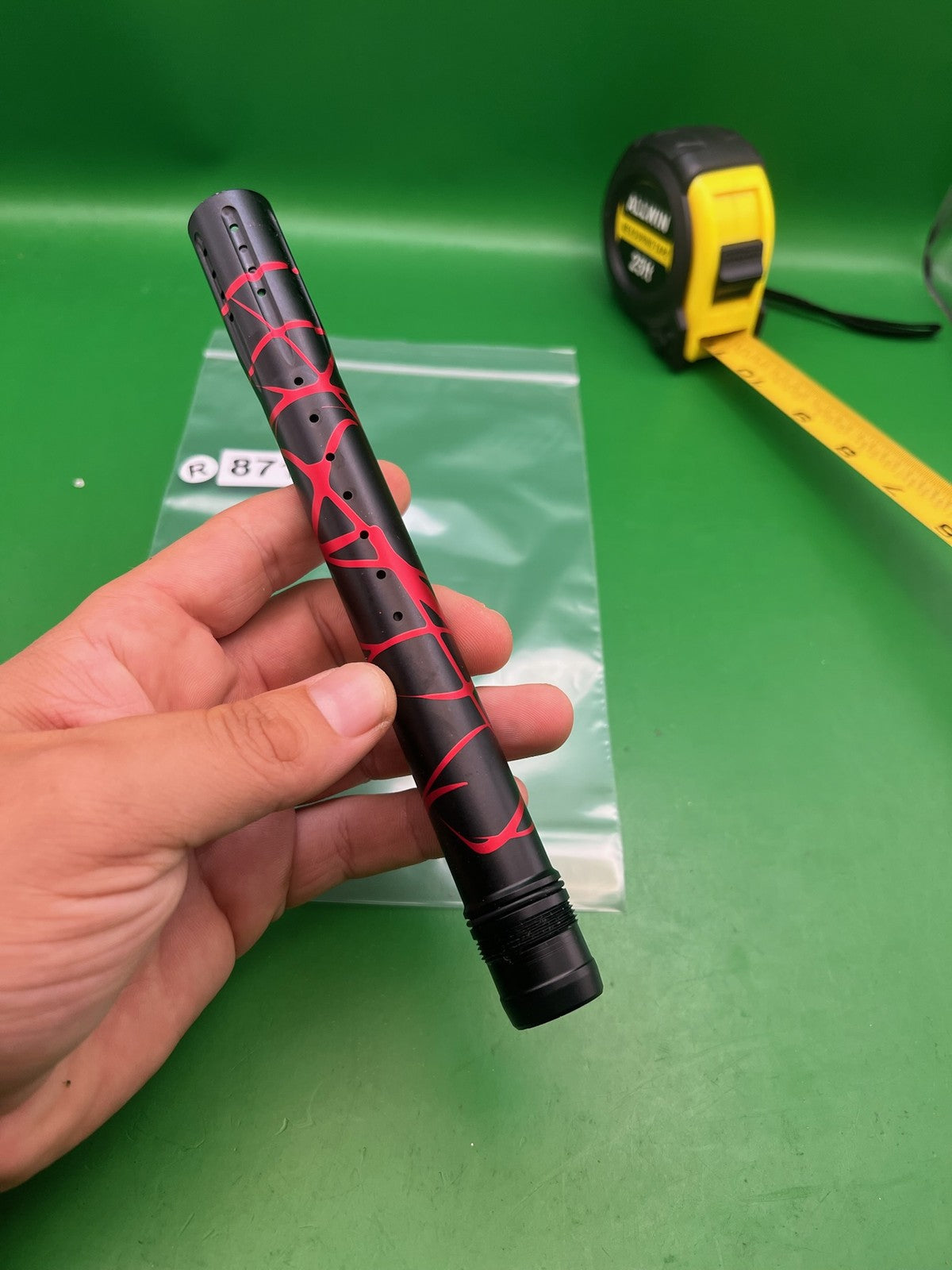 Dye Ultralite UL 14" Front Barrel Tip Black Red Geo Ego Luxe Shocker LV