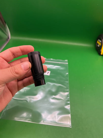 TechT Ion Barrel Adapter - used paintball barrel adapter - black