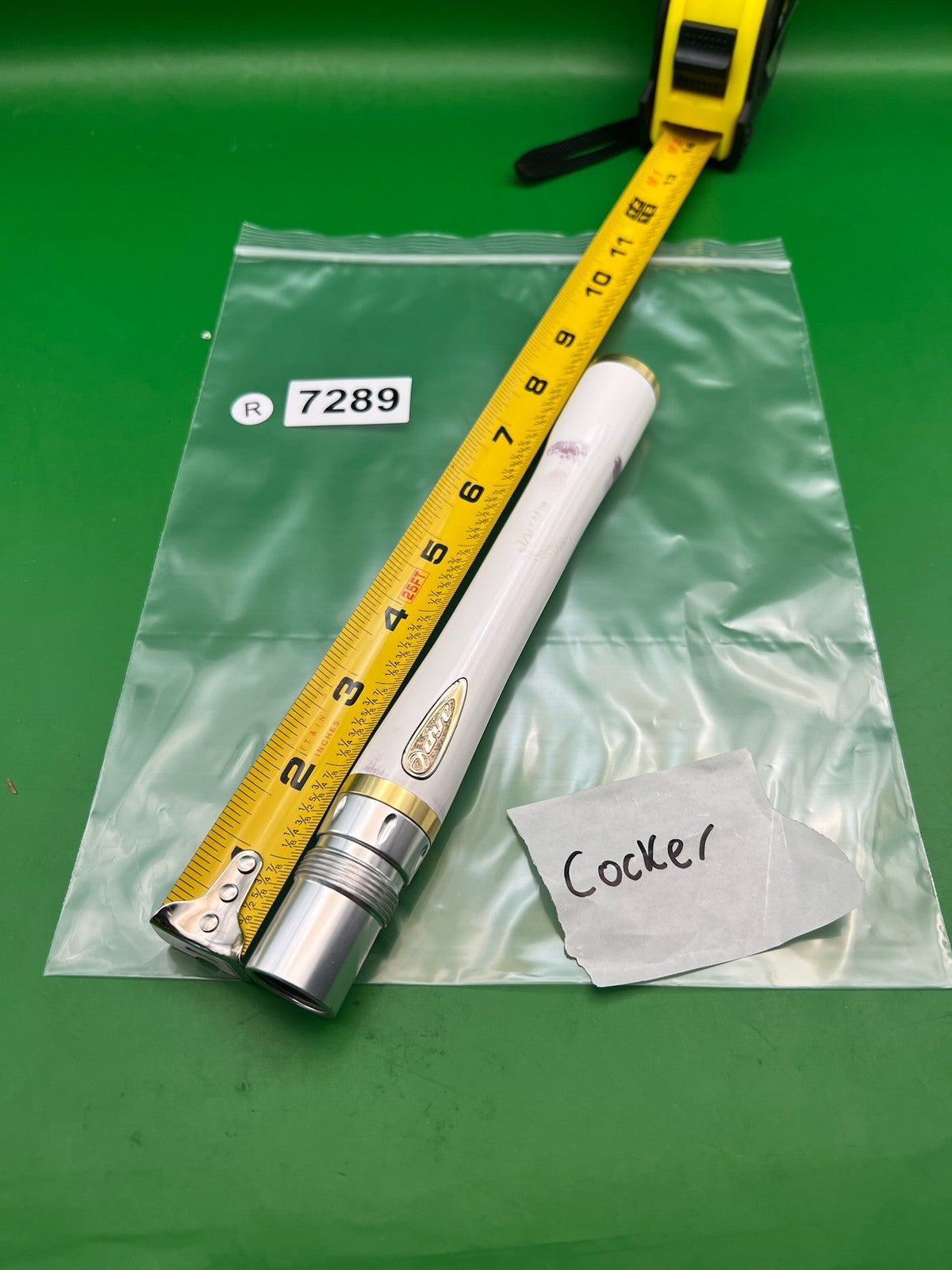Dye Boomstick Barrel Back White Gold AC Autococker Thread .684 Bore