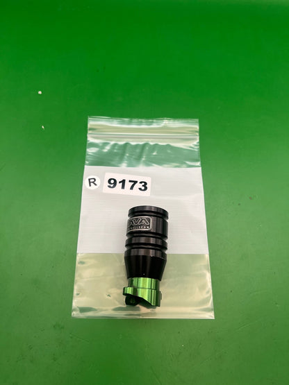 Java Paintball Gear Spyder  Aluminum Feedneck Black Green Clamping Feed Adapter