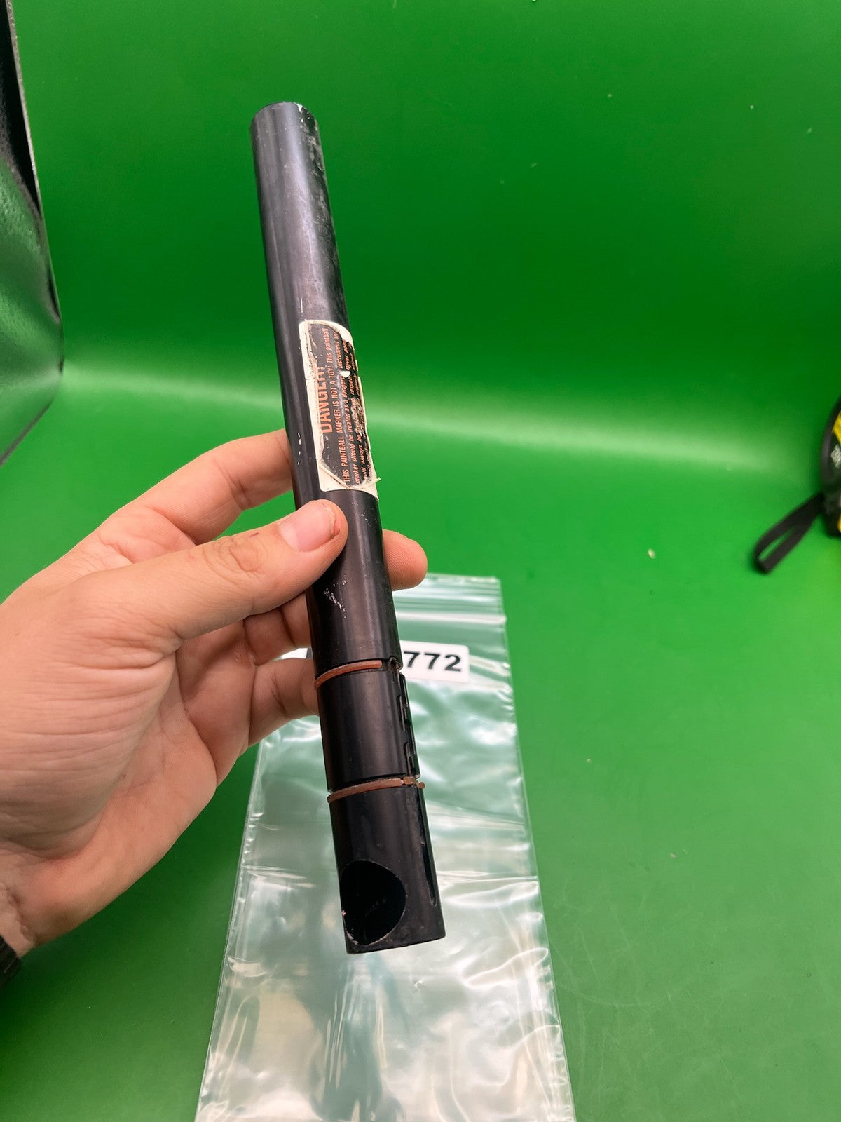 Automag 11" .692 Black - used paintball barrel - black
