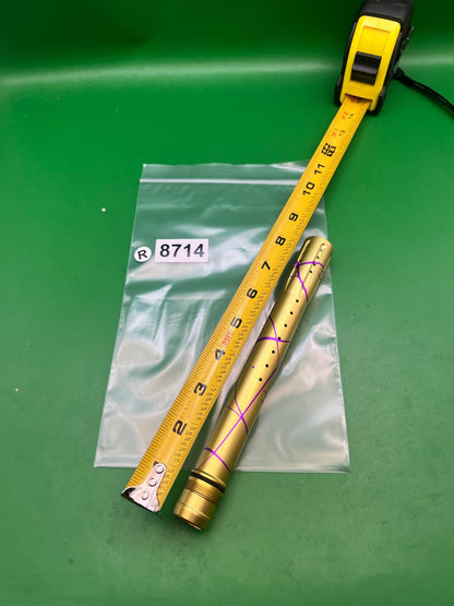Dye Ultralite UL 14" Front Barrel Tip Gold Purple Splash UL ULS GEO EGO LUXE