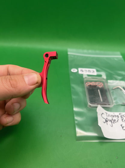 Trinity Sick Spyder Roller Trigger E-Frame Red Aluminum