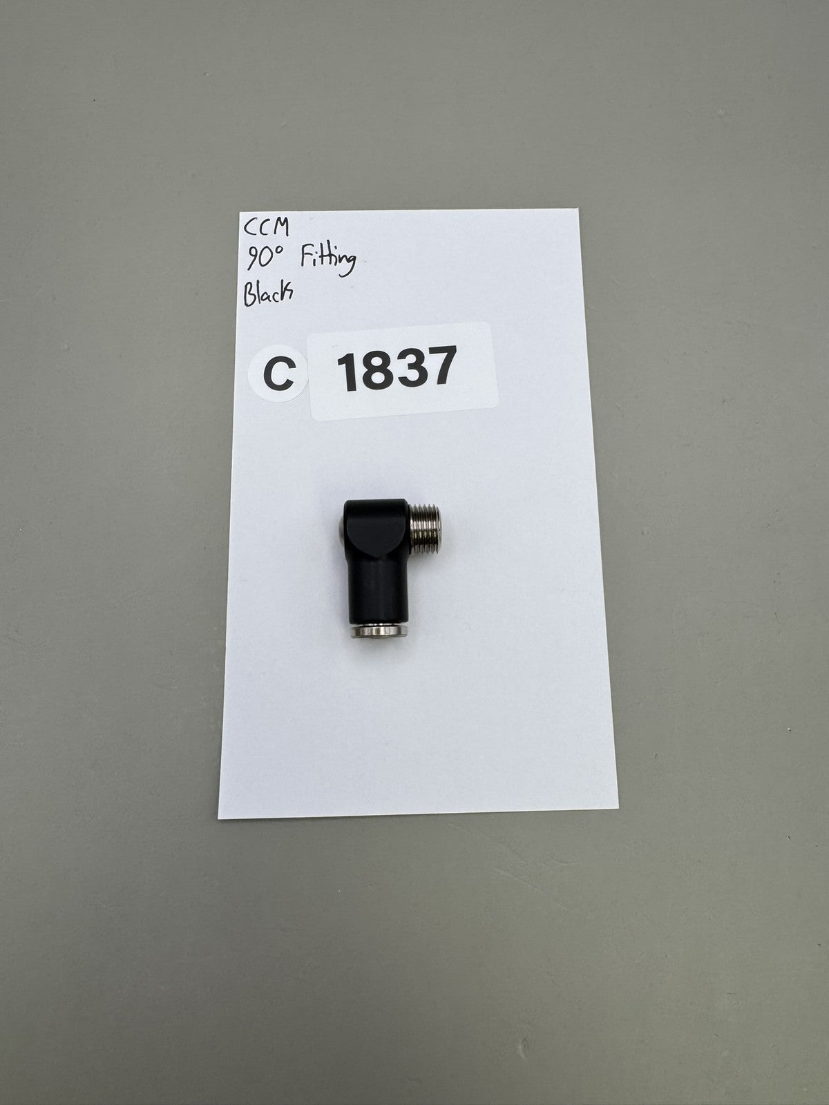 CCM 90Â° Fitting Black