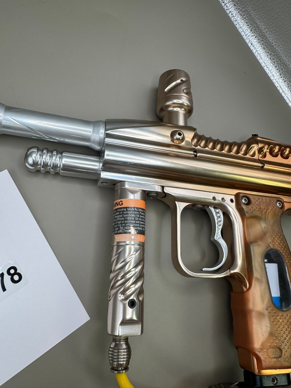 WDP Angel Dark IR3 - Silver/Bronze - Paintball Marker Fully Working