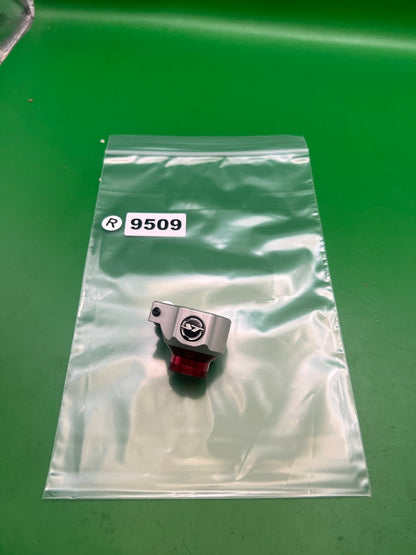 Shocktech Clamping Feedneck Silver Red Anodized Aluminum ION