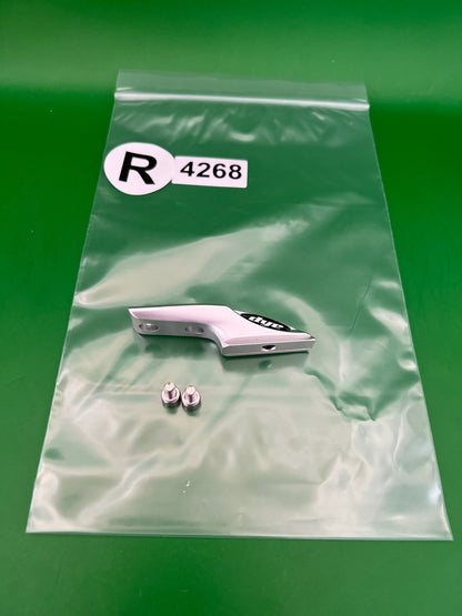 Dye Standard Micro Drop Forward Silver Polished Aluminum w/ Screws
