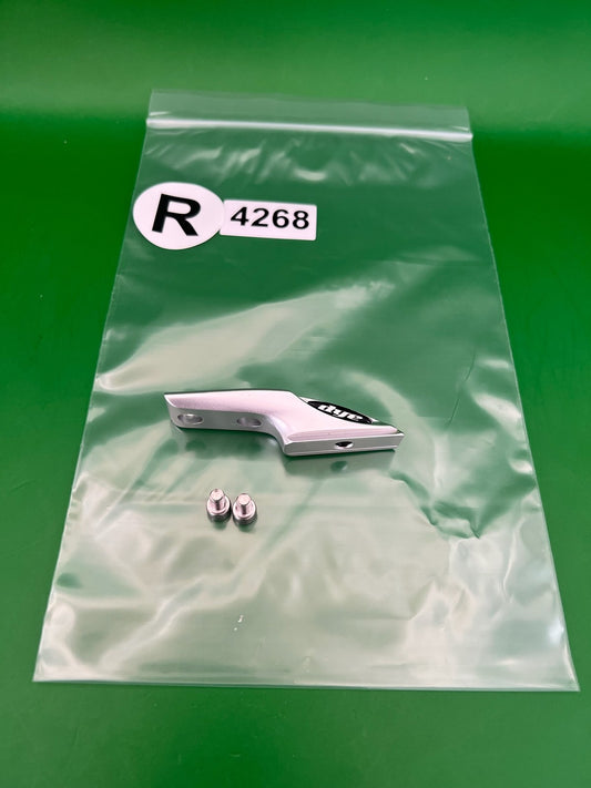 Dye Standard Micro Drop Forward Silver Polished Aluminum w/ Screws