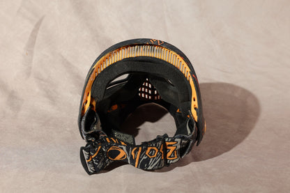 Dye I4 Paintball Mask Goggle Black Orange Thermal Lens Full Face Protection