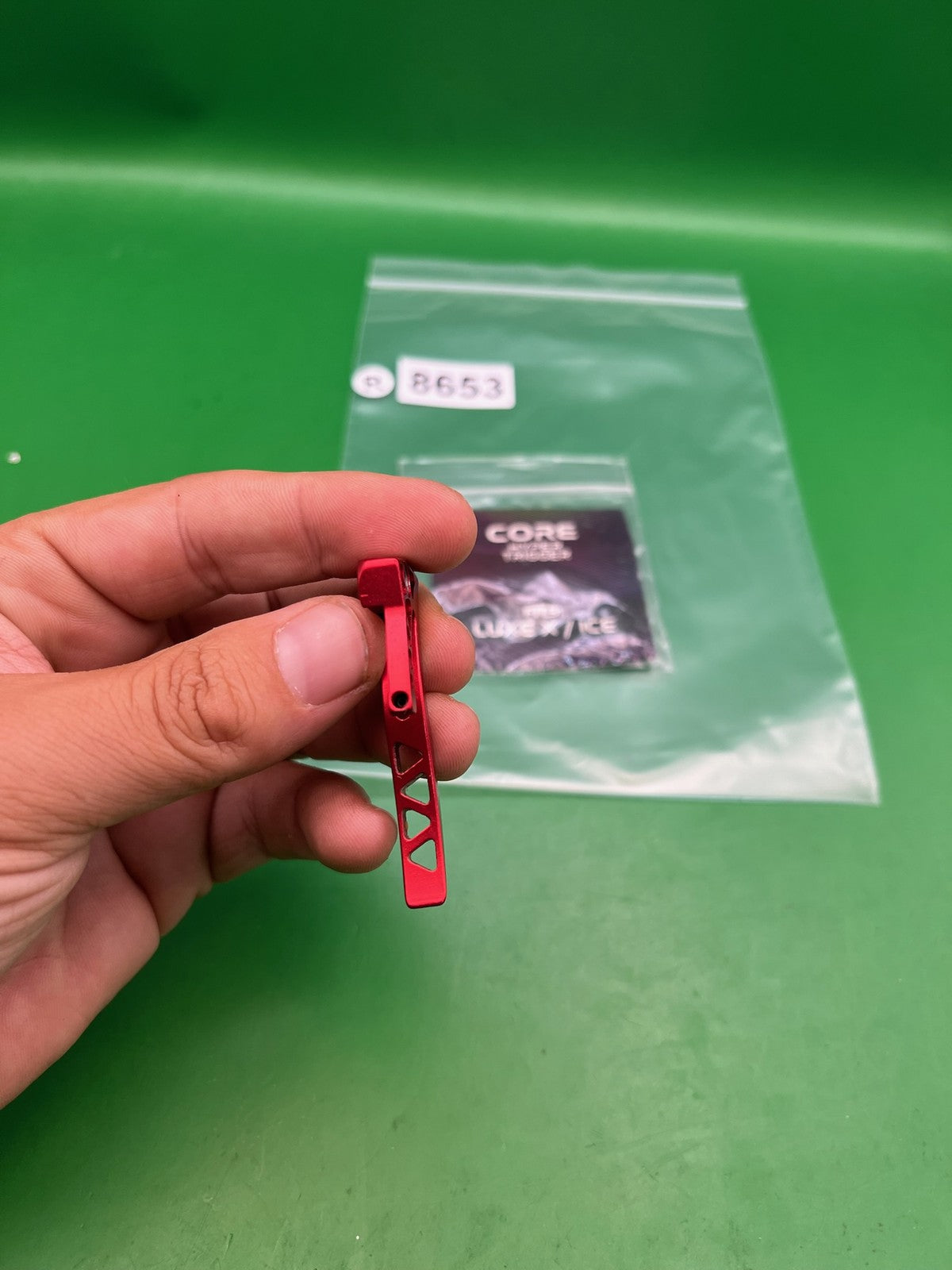 HK Army Luxe X Ice Core Hyper Delta Trigger Red Aluminum