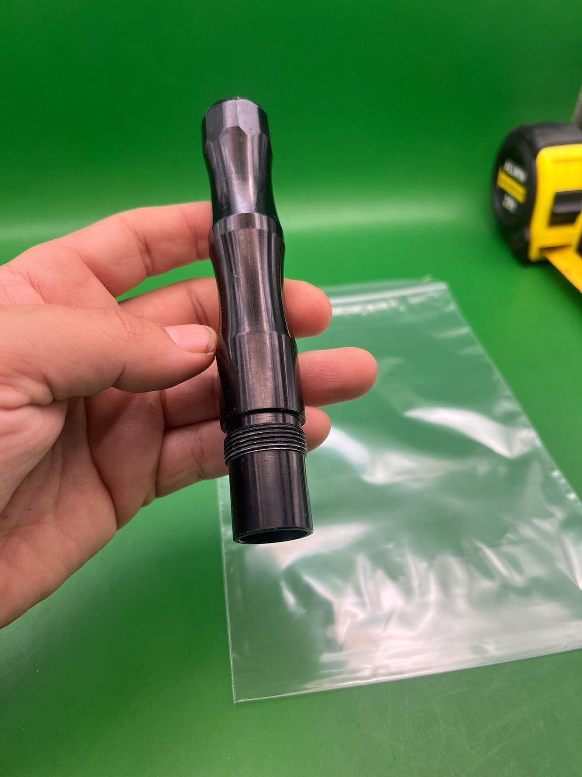 Autococker CP Back .689 Black - used paintball barrel back - black