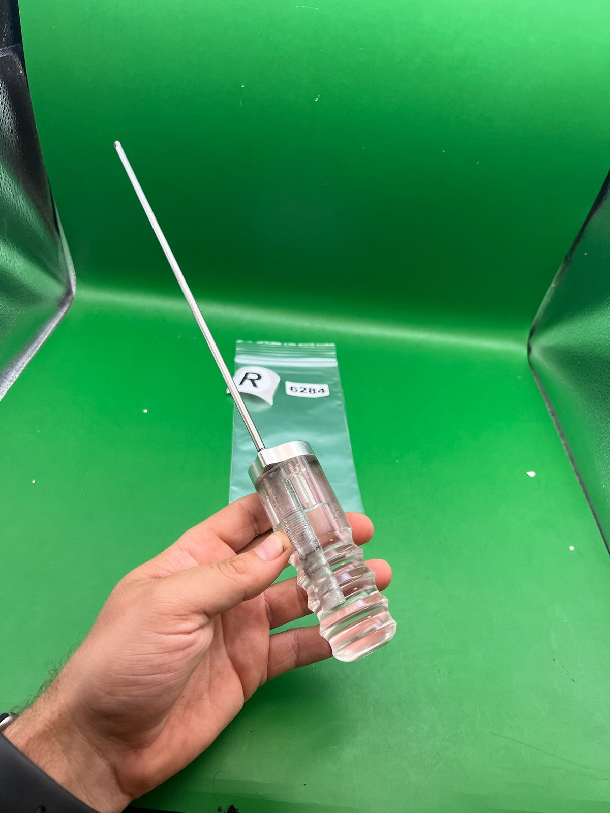 Clear CCM Autococker Pump Kit - used paintball pump kit - clear/silver