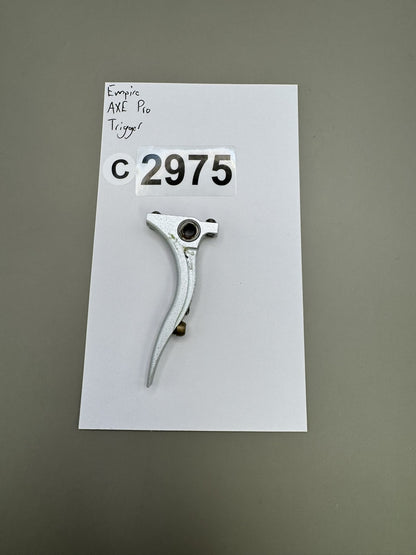 Empire AXE Pro Trigger Silver Aluminum Paintball Marker Part