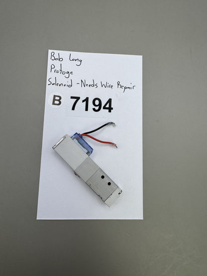 Bob Long Protege Solenoid - Needs Wire Repair