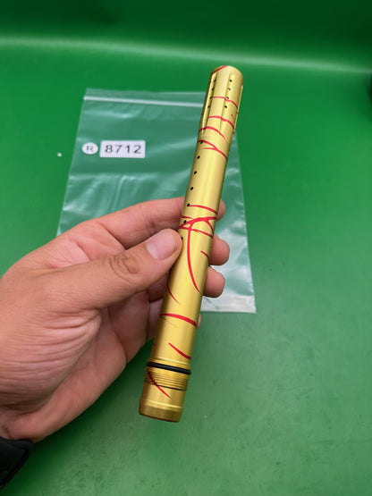 Dye Ultralite UL 14" Front Barrel Tip Gold Red Splash UL ULS GEO EGO LUXE