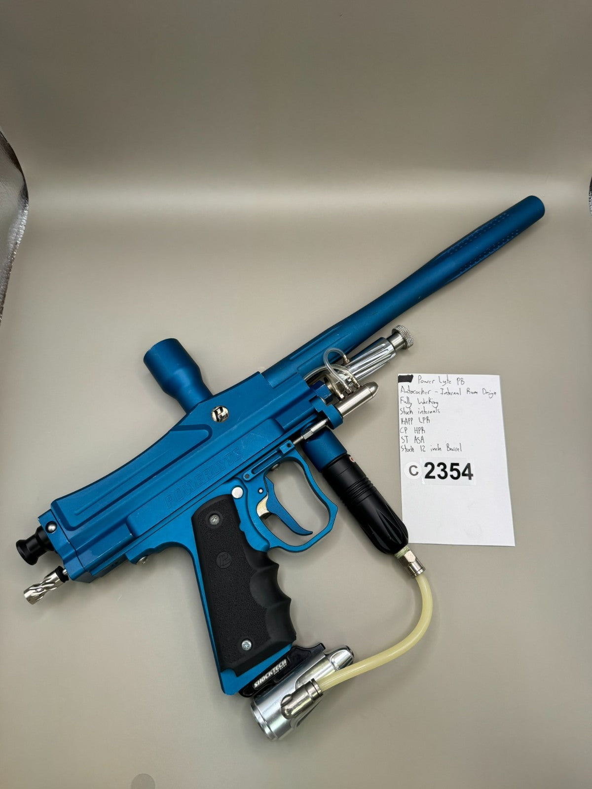 Powerlyte PB Autoccoker - Internal Ram Design - Paintball Marker Fully Working