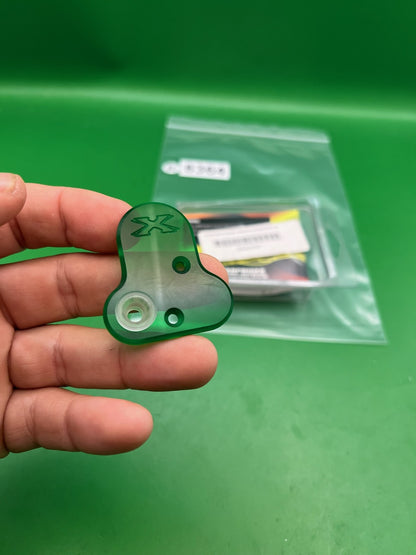 System X Angel Back Block Plate Green Acrylic Autococker