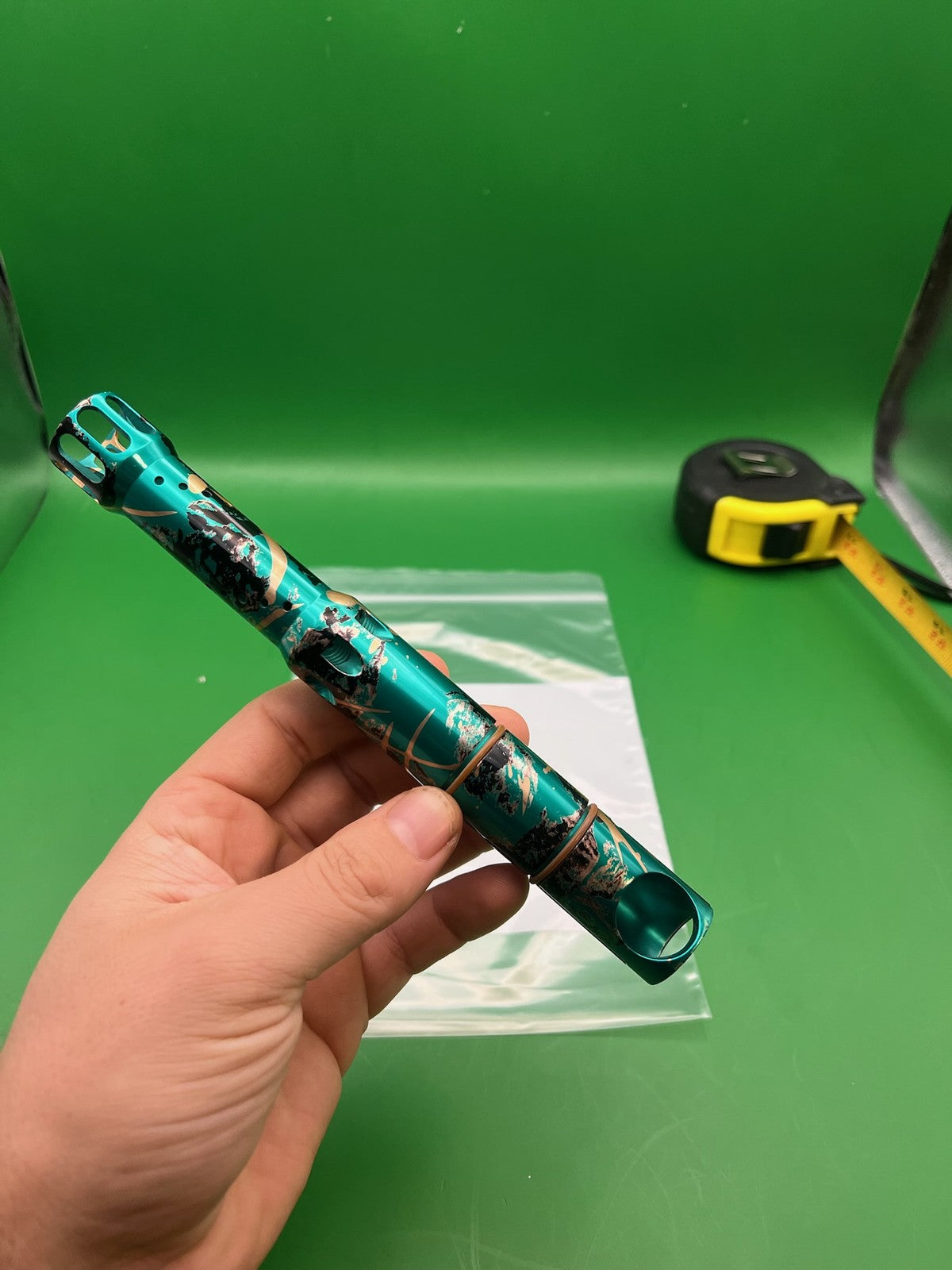 Smart Parts Venturi Automag Barrel Green Splash 12" .694 Bore Twistlock AGD