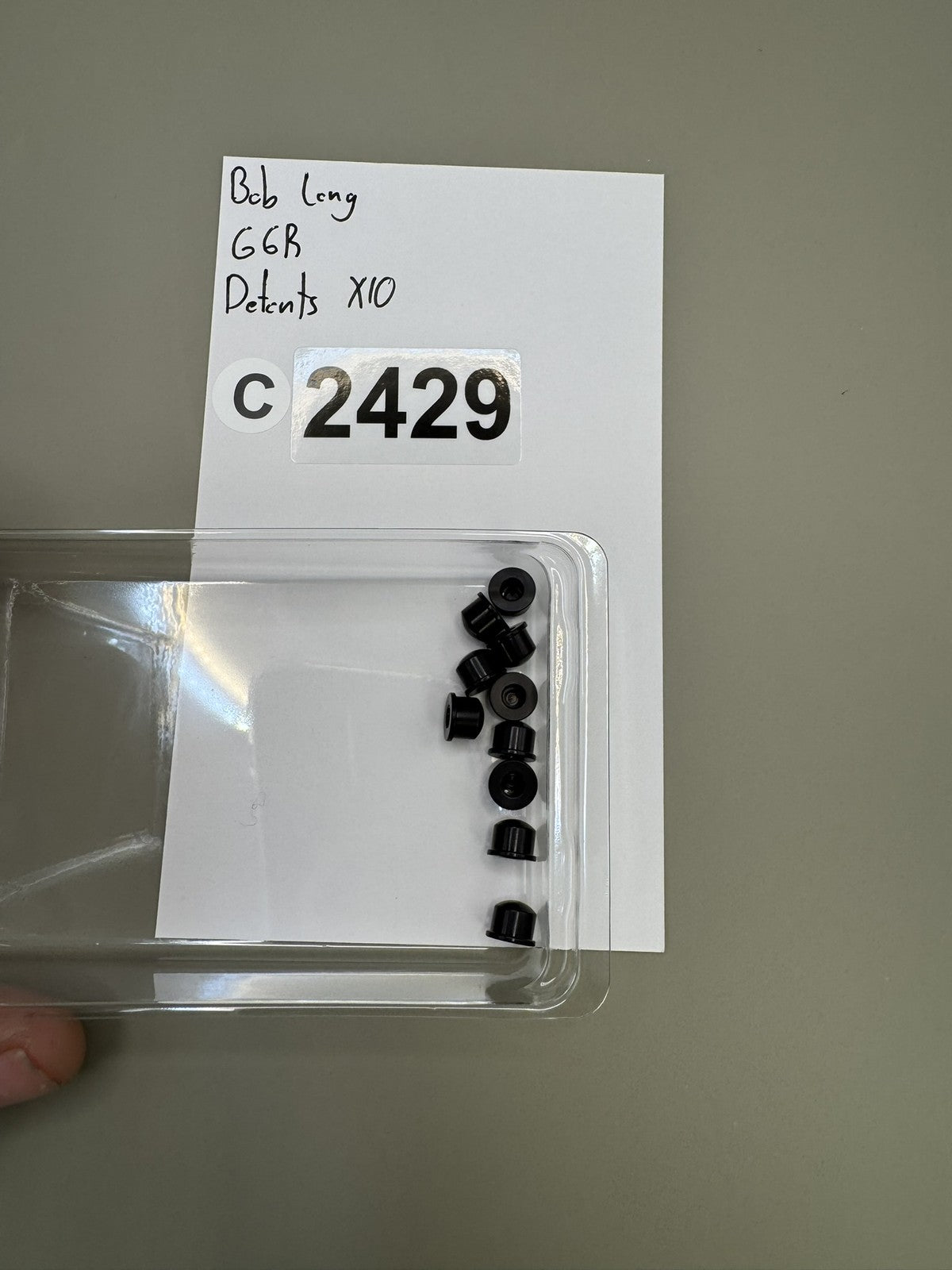 Bob Long G6R Detents X10