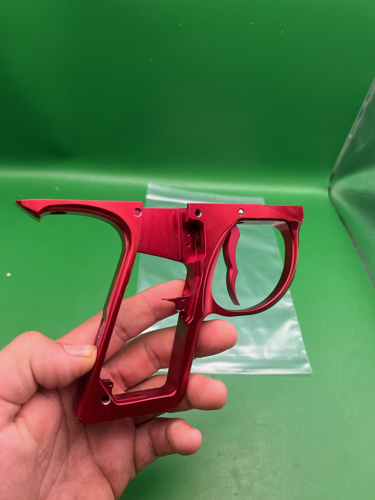 Dye DM4 Trigger Frame Red Anodized Aluminum Matrix E-Frame