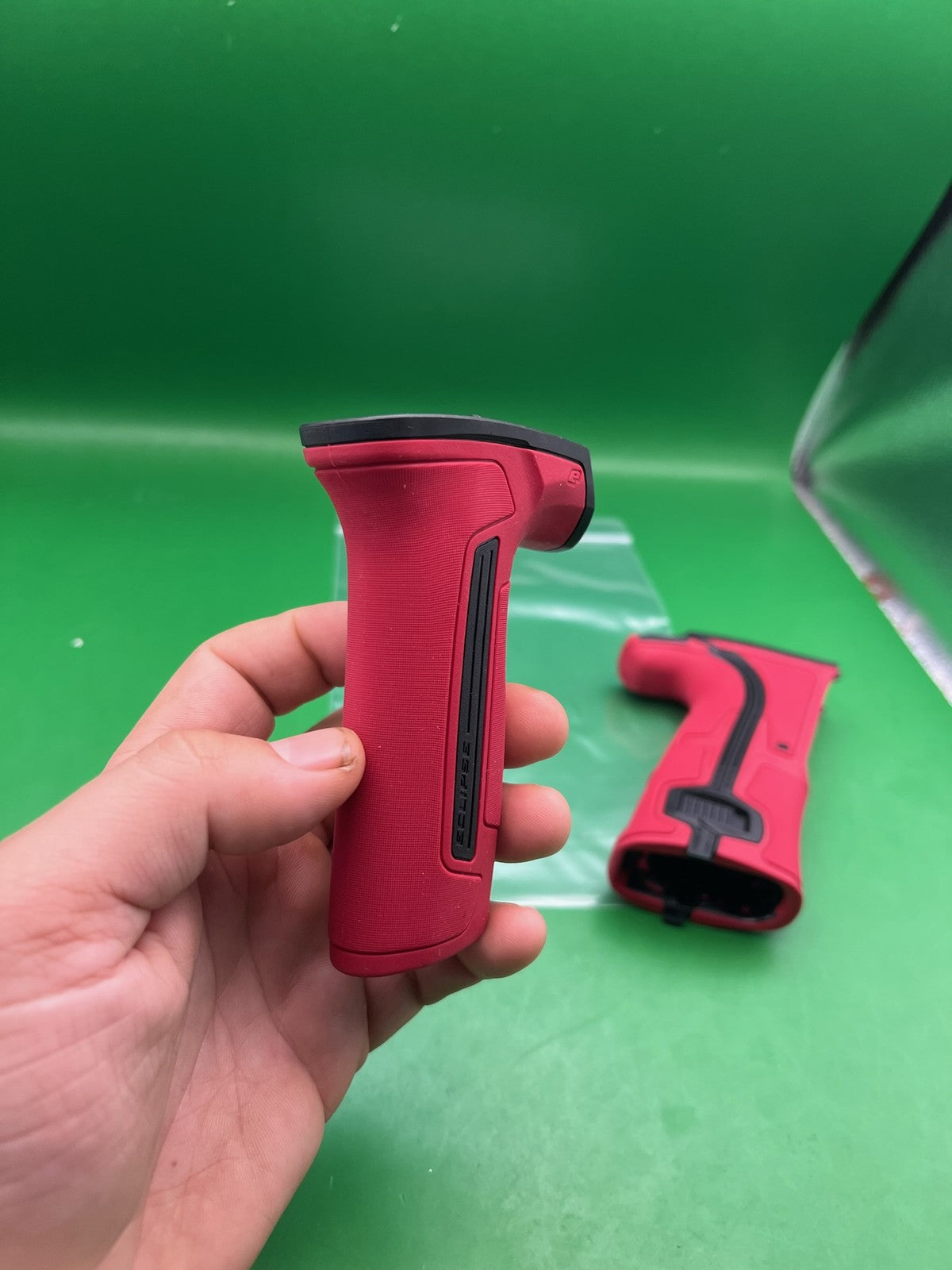 Planet Eclipse Ego / CS3 Rubber Grip Kit Red Black