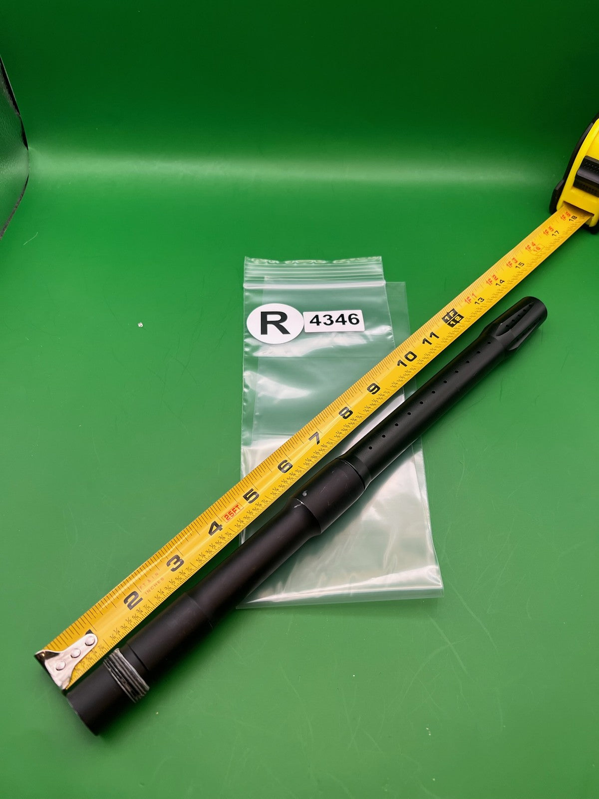 AGD Tac-One 11" Paintball Barrel AC Automag Thread Black .689 Bore