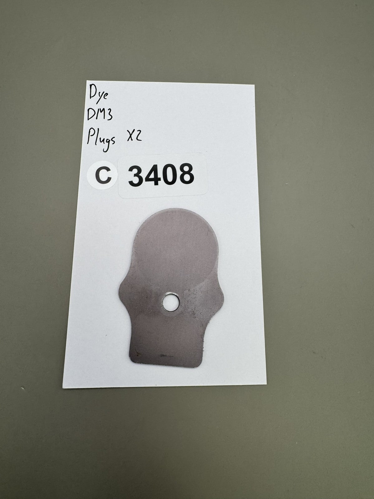 Dye DM3 Back plate