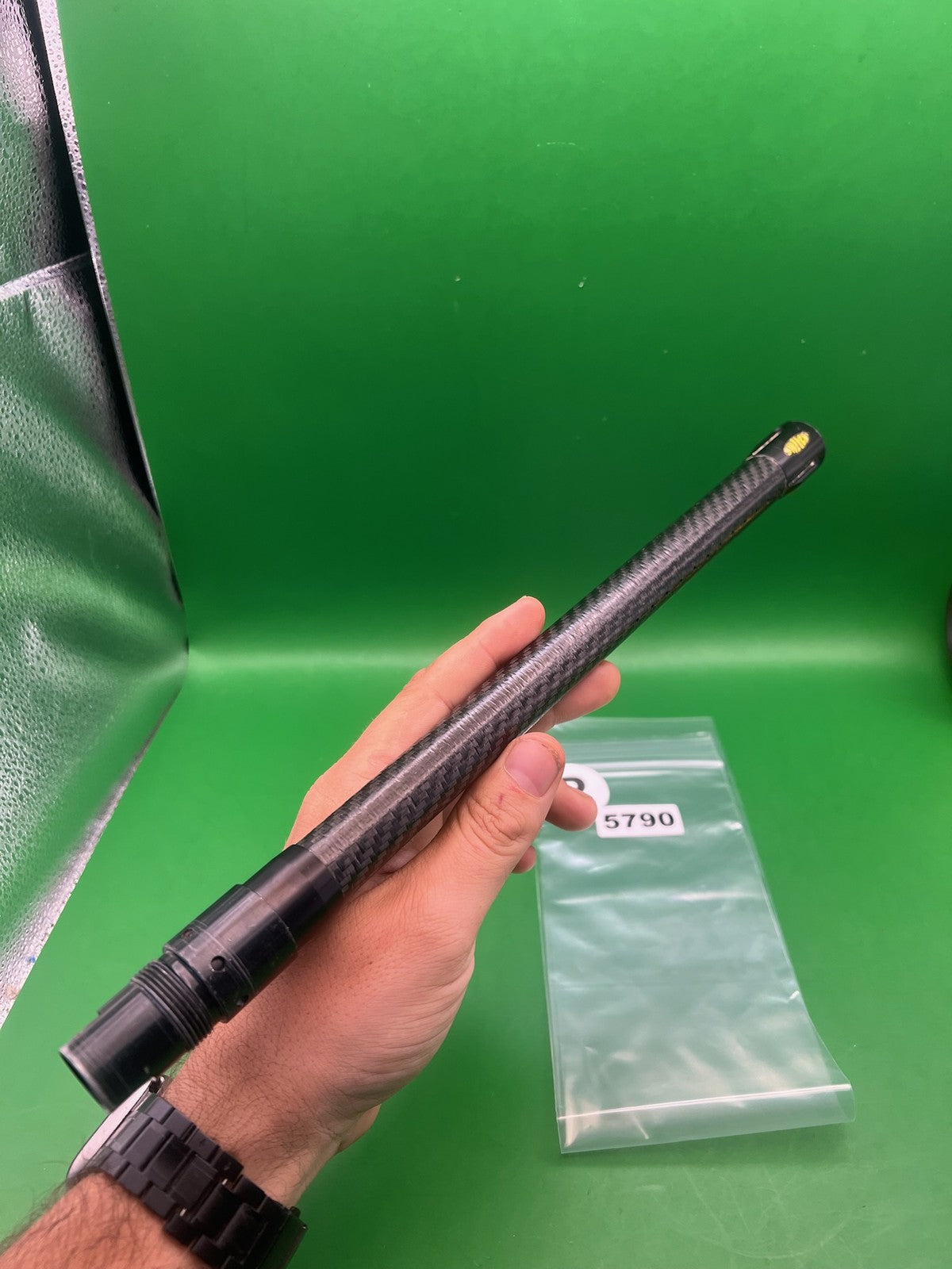 Autococker Stiffi Carbon Fiber Barrel 14" .693 Black - used paintball barrel - black