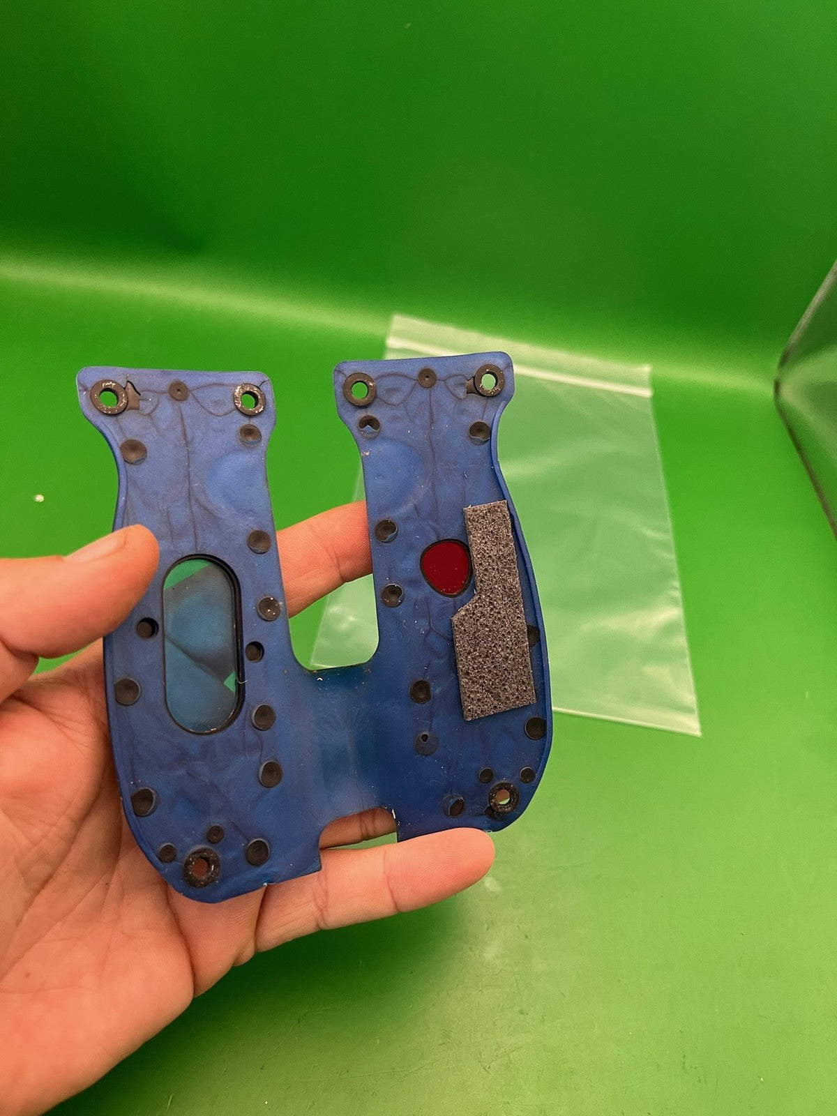 WDP Angel IR3 A4 90 Degree Grip Panels Blue Rubber OEM Grip Set